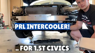 PRL Intercooler INSTALL and Driving Impressions! | 2020 Civic Si