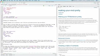 Making your R Markdown Pretty