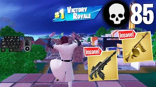 85 Elimination Solo Squads Gameplay "Build / Zero Build" Wins (Fortnite Chapter 4 Season 4)