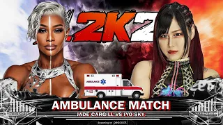 WWE 2K24 | Jade Cargill Vs Iyo Sky - Ambulance Match