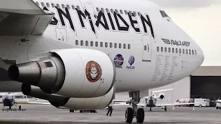 IRON MAIDEN 747 Takeoff & Landing