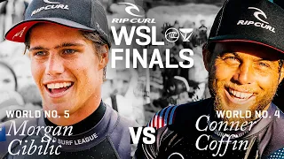 Conner Coffin vs. Morgan Cibilic Rip Curl WSL Finals - Men's Match 1 Condensed