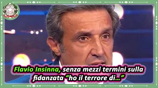 Flavio Insinna, senza mezzi termini sulla fidanzata “ho il terrore di…”