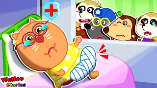 Don't Feel Lonely, Kat! - Kat Went to the Hospital Alone ⭐️ Funny Cartoon For Kids @KatFamilyChannel