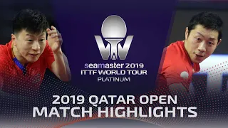Ma Long vs Xu Xin | 2019 ITTF Qatar Open Highlights (1/2)