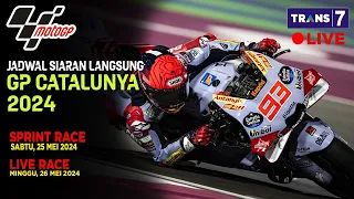 JADWAL SIARAN LANGSUNG SPRINT RACE MOTO GP CATALUNYA MALAM INI SERI 6 LIVE TRANS 7