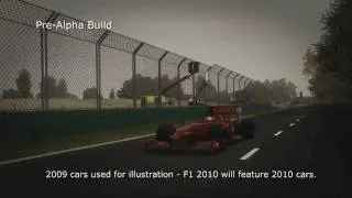 FIA F1 2010 video game changing weather Official HD trailer PC Xbox PS3