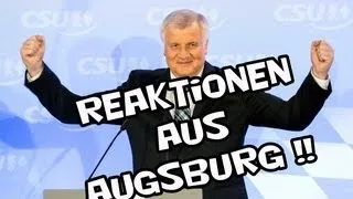 Landtagswahl 2013 in Bayern: Reaktionen aus Augsburg