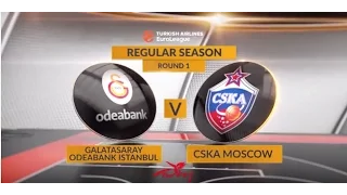 EuroLeague Highlights: Galatasaray Odeabank Istanbul-CSKA Moscow