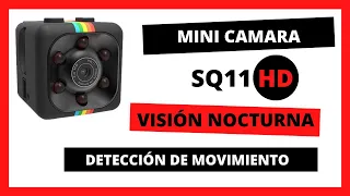 MINI CAMARA SQ11 CON VISION NOCTURNA 2020 , ECONOMICA CON DETECCION DE MOVIMIENTO AMAZON