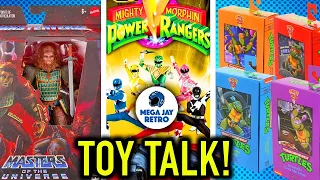 Crazy Week for Toys - MMPR Hasbro Playmates, Target Haul-a-Thon TMNT, MOTU - Mega Jay Retro