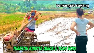 joki traktor QUICK G 1000 BOXSER kesulitan ketika gelebeg