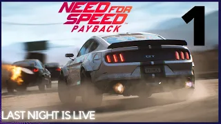 🔴 Need for Speed Payback Full Walkthrough Without Shitty Edits #  1-  PC Live stream 1080p 60fps🔴