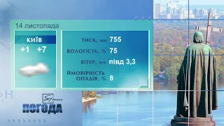 Погода на 14 листопада 2021