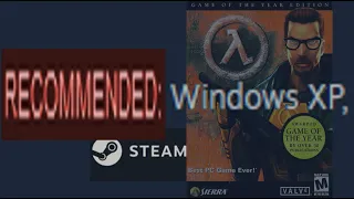 Steam Half-Life 1 Still Works On Windows XP*