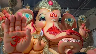 Dhoolpet Biggest Ganesh Idol at Ganesh Singh Kalakar 2023 | Hyderabad #ganesh Idols | Mohit Creation