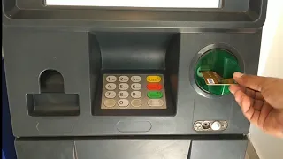 ATM machine use how to withdraw money in English