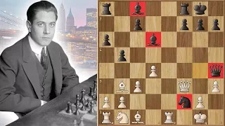 Marshall Saved his Famous Weapon for 8 Years Before Using it Against Capablanca