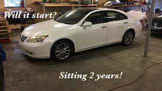 Bad Transmission! 2008 Lexus ES 350 first time start up in a few years!