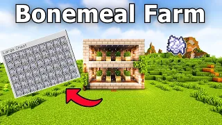 Minecraft: 100% AUTOMATIC Bonemeal Farm in 1.20! (Bedrock | Java)