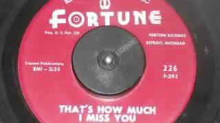 TOMMY KATO " THAT"S HOW MUCH I MISS YOU " FORTUNE RECORDS