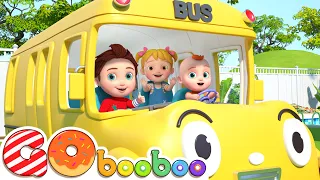 Wheels On The Bus + More Nursery Rhymes & Kids Songs - GoBooBoo