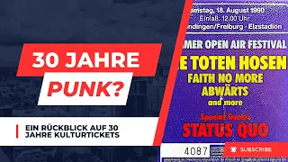 Punkrock, Satire und Kultur: Ein Rückblick auf 30 Jahre Kulturtickets (Deutsch / German)