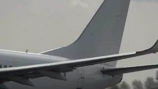 KlasJet B737-800 Takeoff Schiphol