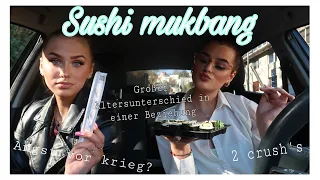 Sushi Mukbang 2 0 - Altersunterschied in einer Beziehung, 2 Crush, Angst vorm Krieg