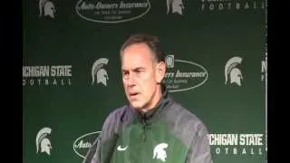 Mark Dantonio: "We shoved it"