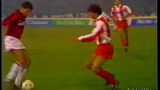 1988 COPPA CAMPIONI 1988/89  STELLA ROSSA MILAN   Tempi supplementari