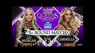 Carmella vs  Liv Morgan Queen’s Crown Tournament Match   WWE Smackdown 10/8/21