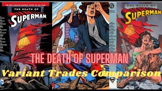 The Death Of Superman | Variant Covers | Trade Paperback Comparison | Comics, Trades, Graphic Novels