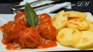 ALBÓNDIGAS DE CARNE CON SALSA DE TOMATE CON TRUCOS DENTRO DE LA RECETA