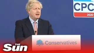 Boris Johnson vows to work 'night and day' to see off COVID-19 like an 'alien invader'