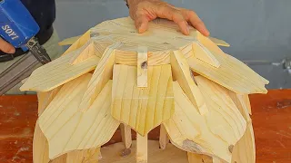 Amazing Ingenious And Creative Woodworking Design // Decorative Lights Have Extremely Unique Design