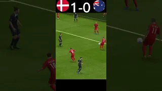 Denmark vs Australia 🎯🏆 |Round of 16 - FIFA MOBILE ™ Highlights |#shorts#highlights #fifaworldcup22