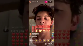 Shawn Mendes IG Live with Camila Cabello "Don't go live with someone else!" ...