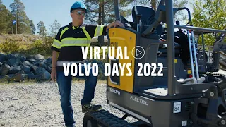 Volvo days 2022: Electric vs conventional compact machines