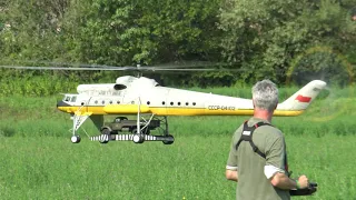 AMAZING FLIGHT OF A MIL MI 10 FROM HELICLASSICS Rc HELICOPTER SCALE