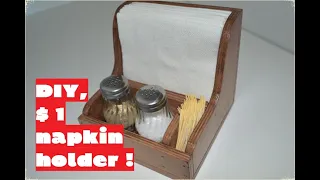 Салфетница со специями / DIY Compact napkin and spice holder