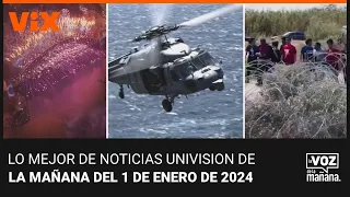 Lo mejor de Noticias Univision de la mañana | lunes 1 de enero de 2024