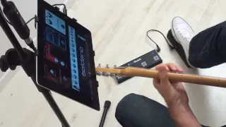 See the iRig BlueBoard app on iOS in action - take control of your music apps & more from the floor!