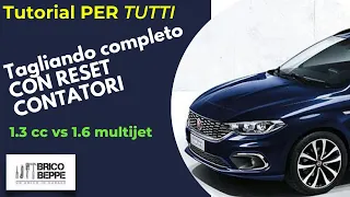 Tagliando fiat tipo 1.6 Multijet: cambio olio, filtri , reset vita olio-TUTORIAL PER TUTTI