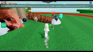 UWAGA! NIE WYCHODŹ Z KOŁA BO INACZEJ UMRZESZ! Roblox last to leave.