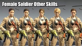 MGS5:TPP Female Soldier Other Skills [ Athlete, Tough Guy, Quick Reload, etc.]