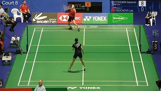 BWF World Junior Championship - Sarunrak Vitidsarn (THA) vs Lea vybochova (SLV) - espana badminton