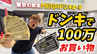 100万円分ドン・キホーテで好きなもの買ったらヤバイ量にwww