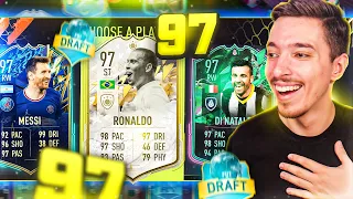 TRIPLETA DE VIS DE 97 RATING LA DRAFT CU DI NATALE, RONALDO NAZARIO SI MESSI !!! FIFA 22 ROMANIA !!!