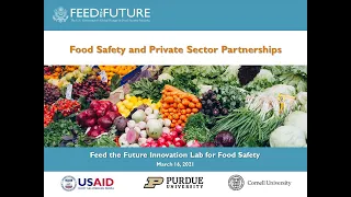 Webinar Series: Food Safety and Private Sector Partnerships